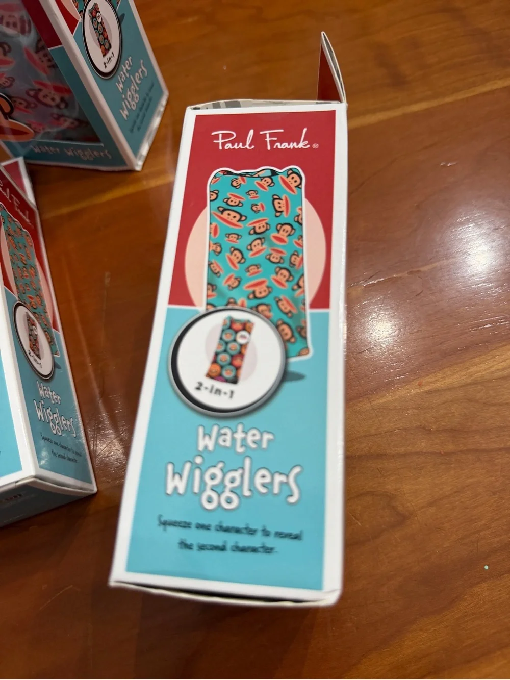 Paul Frank Blue and Red Monkey Pattern Water Wigglers set of 3